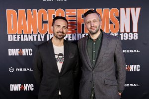 Micahel And David Groom At New York Premiere