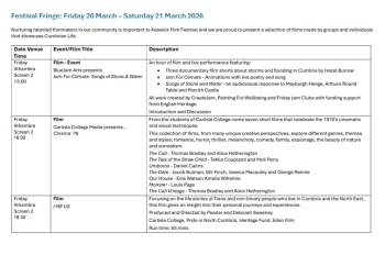 2026 Fringe Text Programme 2026 Fringe Text Programme